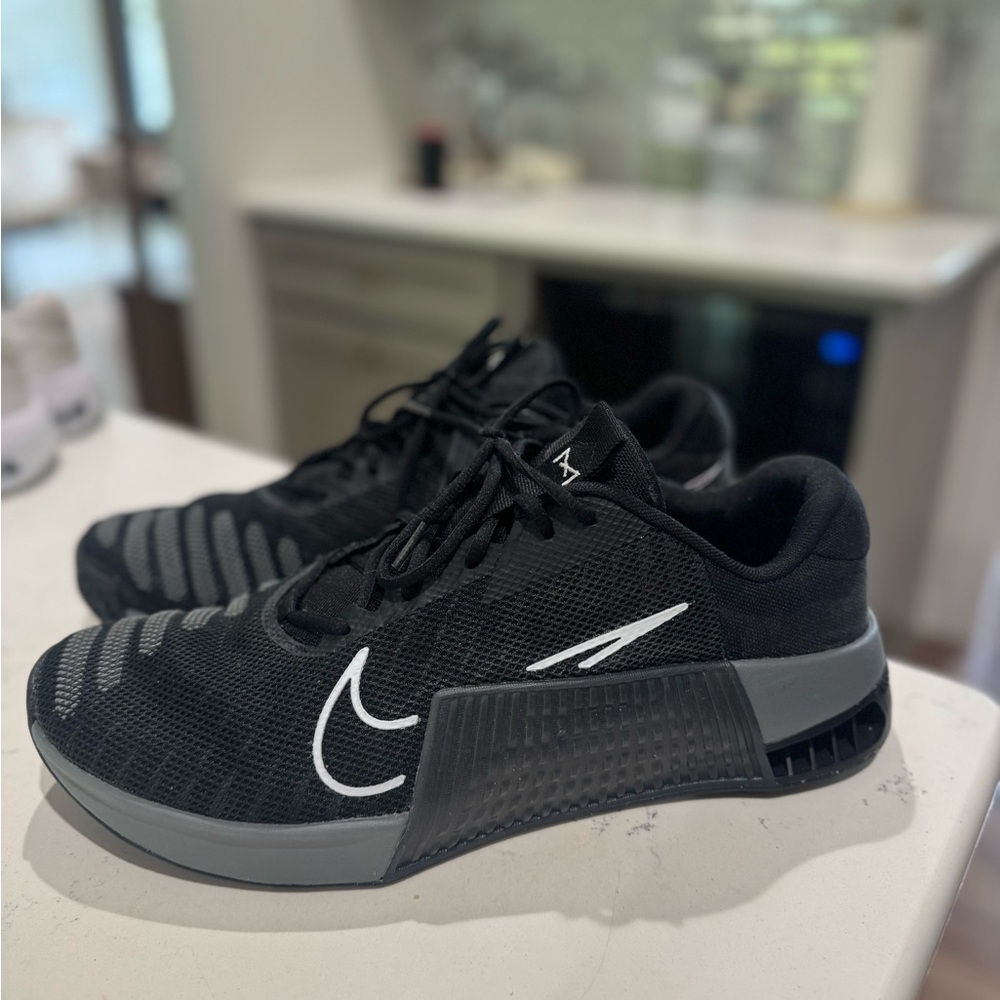 Black and Gray Nike Athletic Shoes